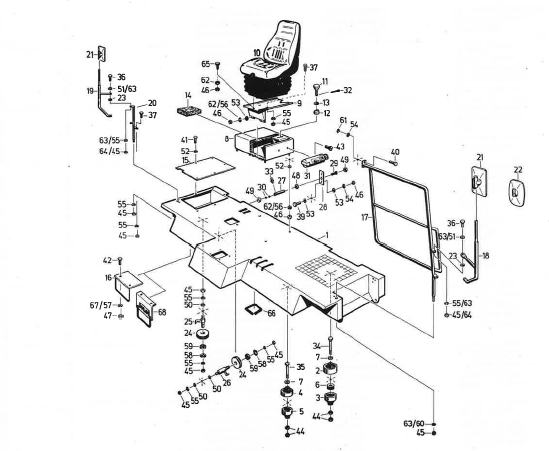 524_1993_091_Fahrerstandsaufbau_Fahrersitz