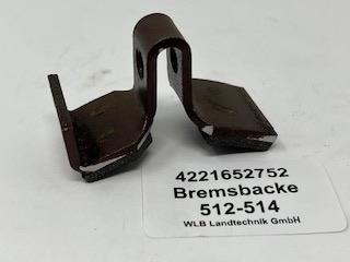 Bremsbacke