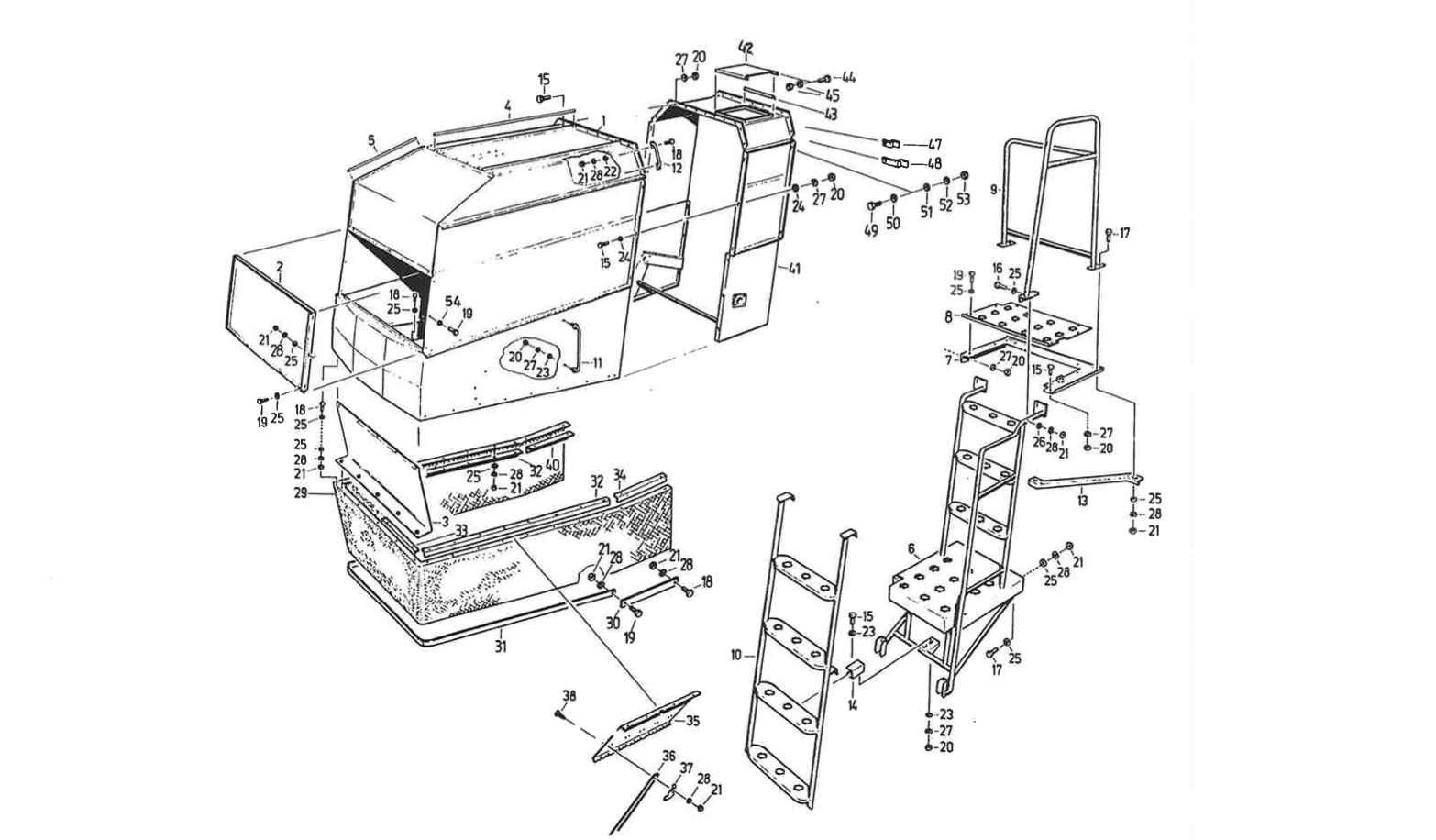 CASE_527_1998_094_Auslaufhaube_hinterer_Aufstieg