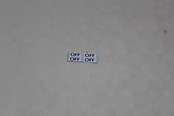 Aufkleber OFF