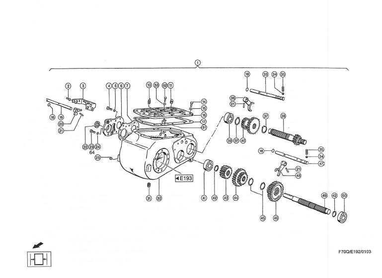 CF60_2001_E192_Schaltgetriebe