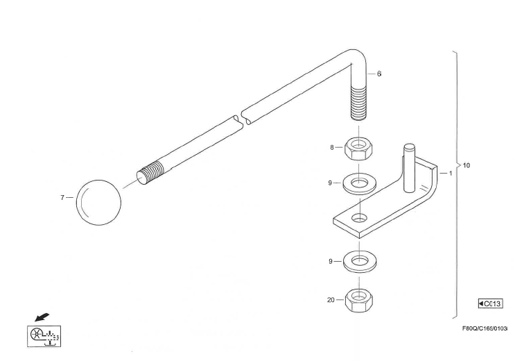 CF70_2001_C165_Klappensieb_Verstellhebel
