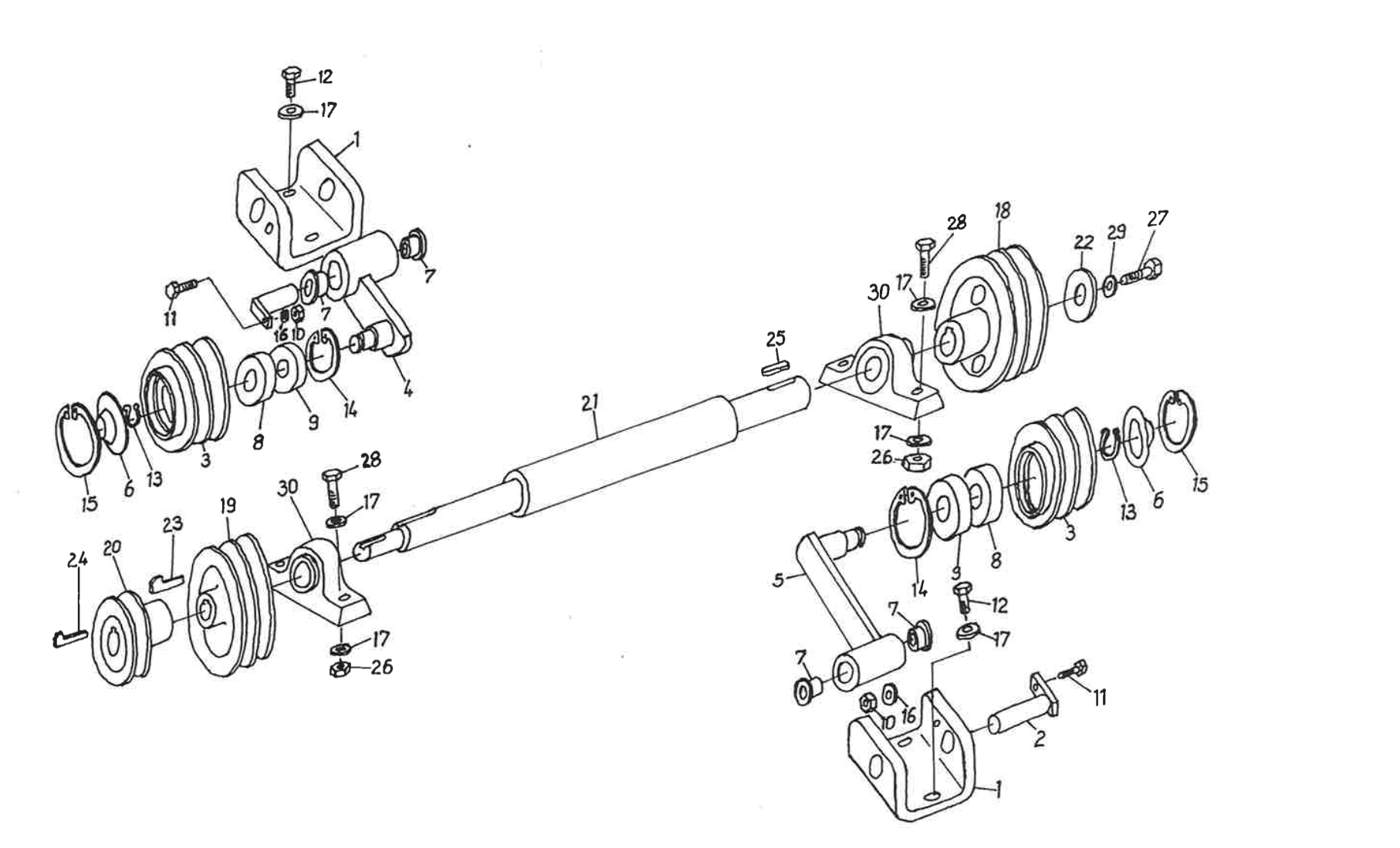CASE_525_1998_239_Abscheidetrommelantrieb