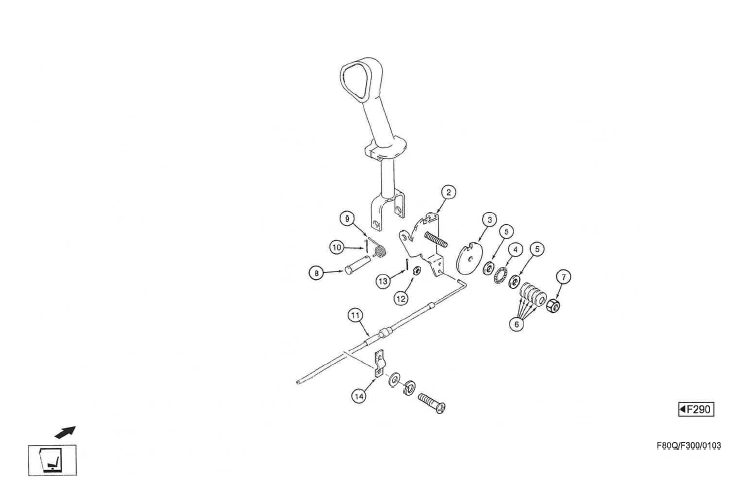 CF70_2001_F300_Fahrhebel_Anbauteile